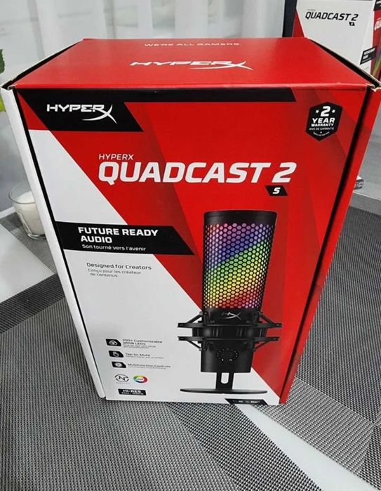 Микрофон HyperX Quadcast 2 S