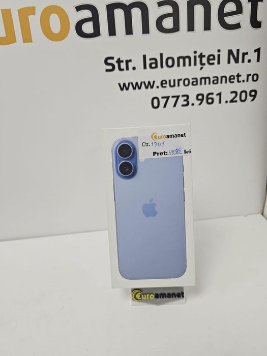 Telefon mobil Apple iPhone 17, 256GB, 5G, Mist Blue -B-