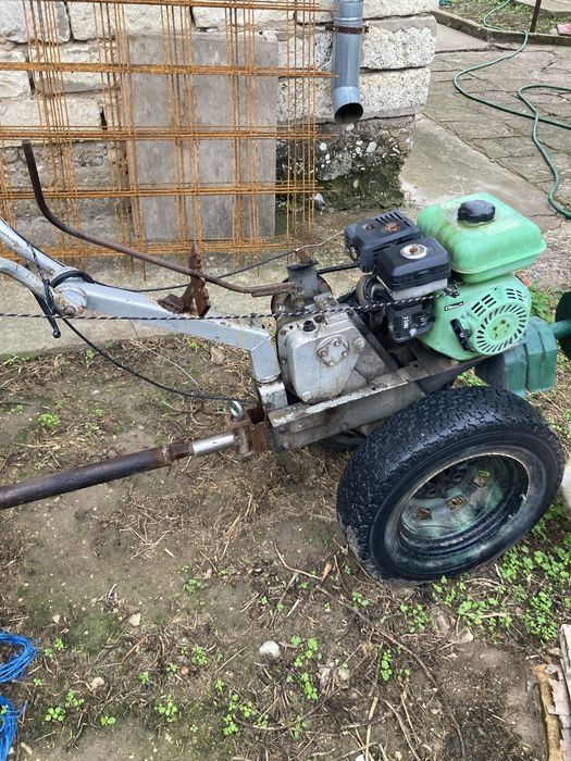 мотофреза с ремарке