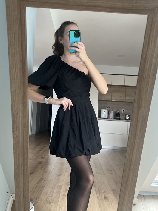 Rochie mini neagră H&M, mărimea M