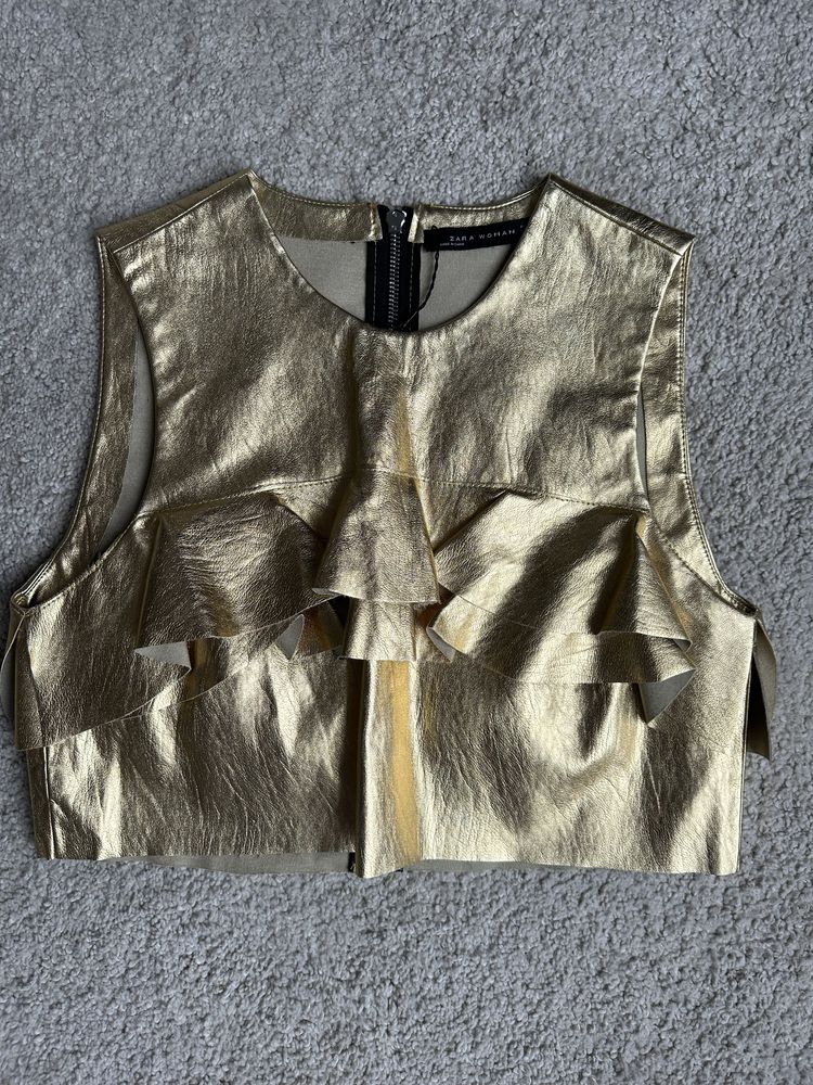 Top  zara gold nou