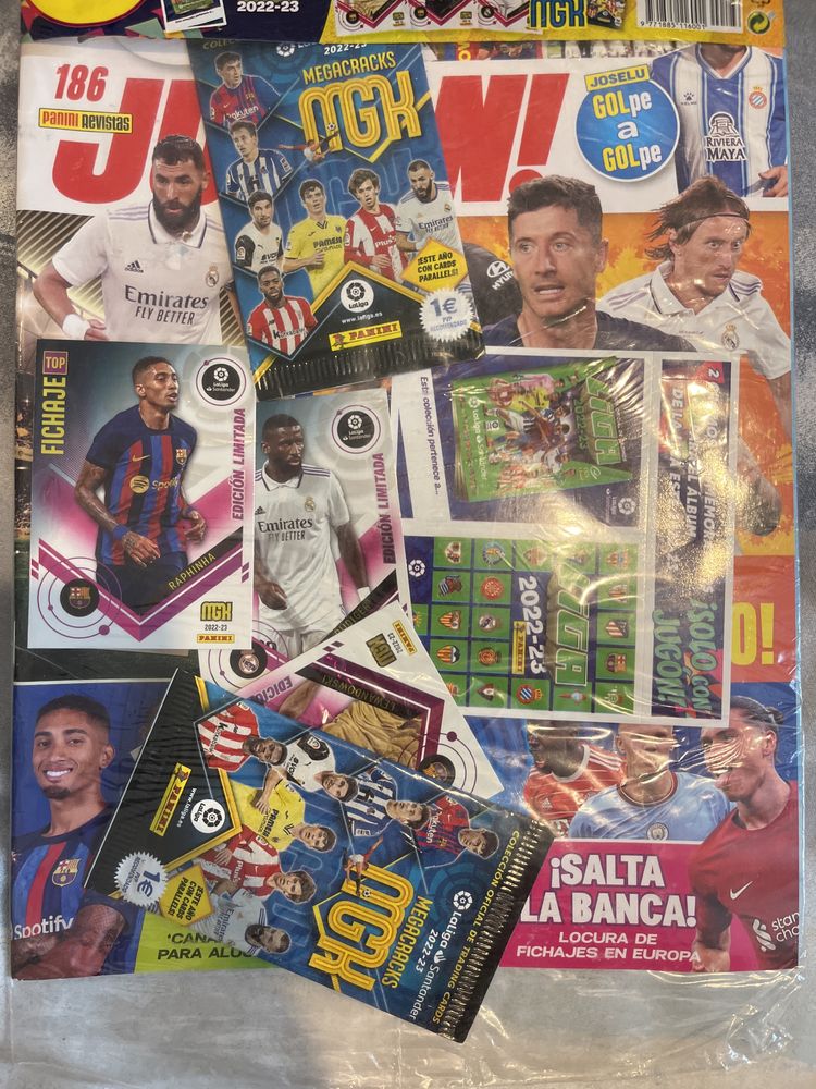 Panini Revista Jugon Lewandowski Barcelona