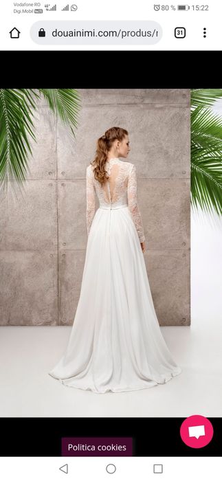 Rochie de mireasa model Monroe