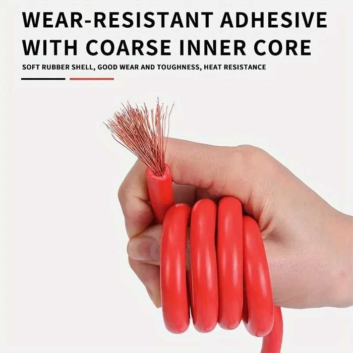 Висок клас тежки МЕДНИ АВТО Кабели за стартов ток 2500 A / ЗА КОЛА