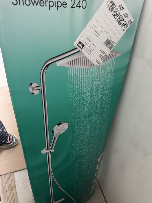 НОВ Душ система с термостат HANSGROHE Crometta S Showerpipe 240