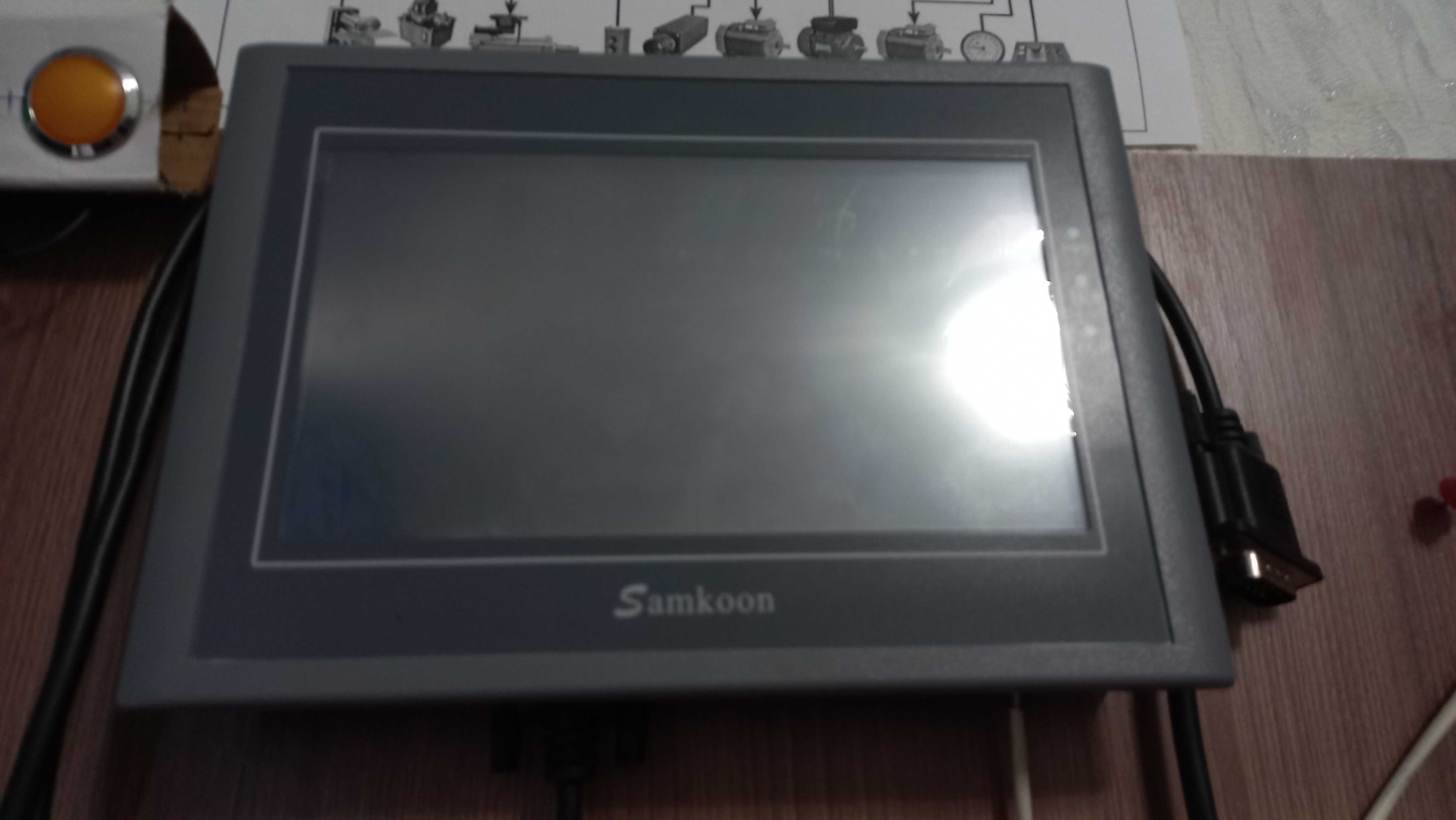 Samkoom EA-070B HMI сенсорный Экран и ПЛК (Контроллер) S7-200 CPU222