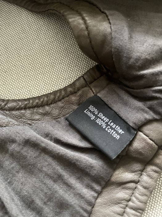 Vesta piele naturala, XS-S, cropped