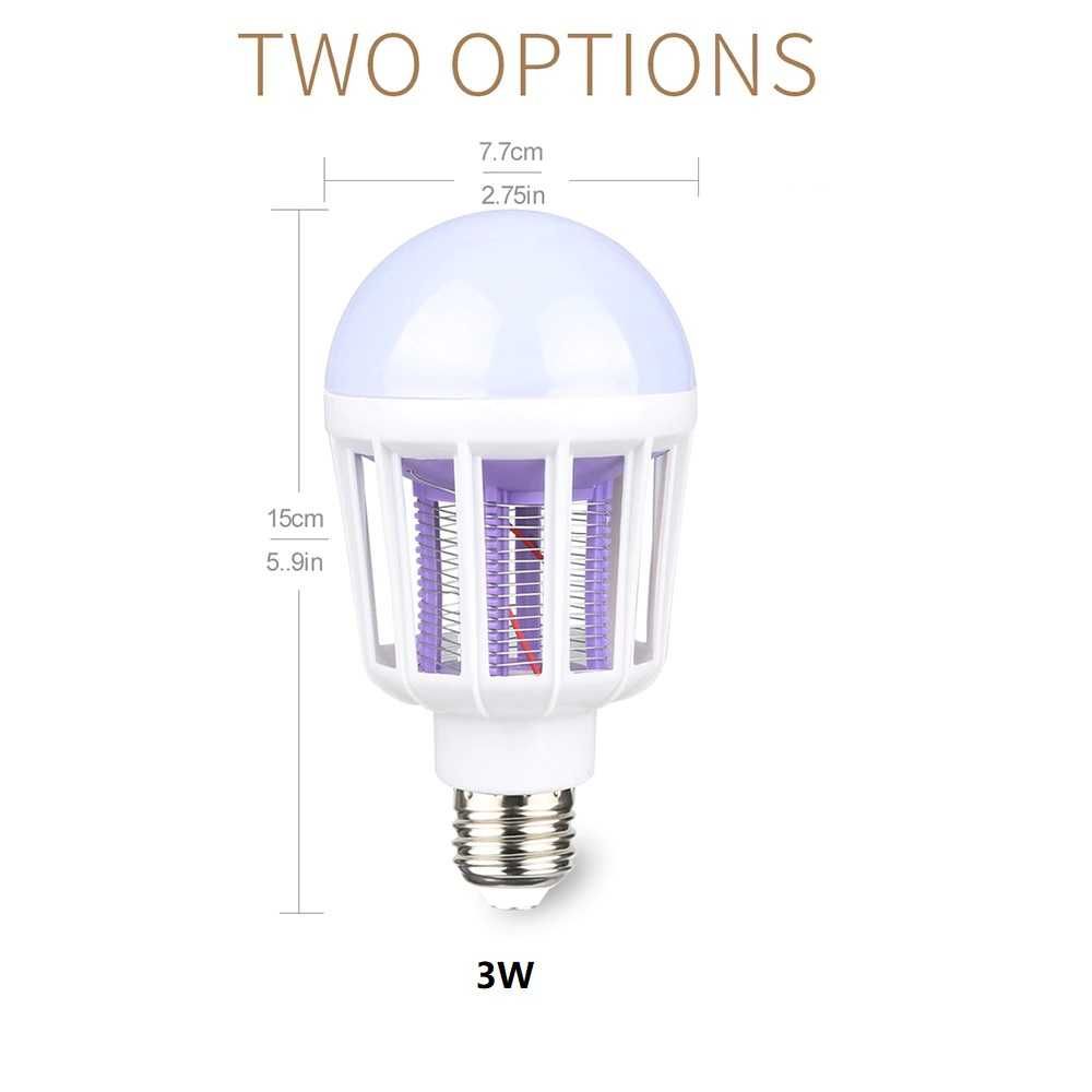 Крушка против комари с два режима UV и LED