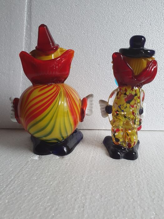 Clovni din sticlă de MURANO