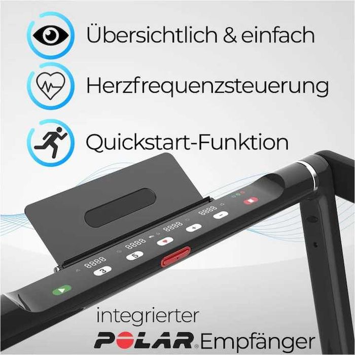 **Banda de alergare MAXXUS M8 Argintie