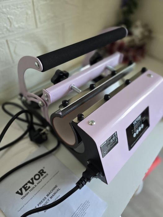 Термопреса с чаша Vevor, 11-30 oz, двойна станция, 12.8 lbs, сублимаци
