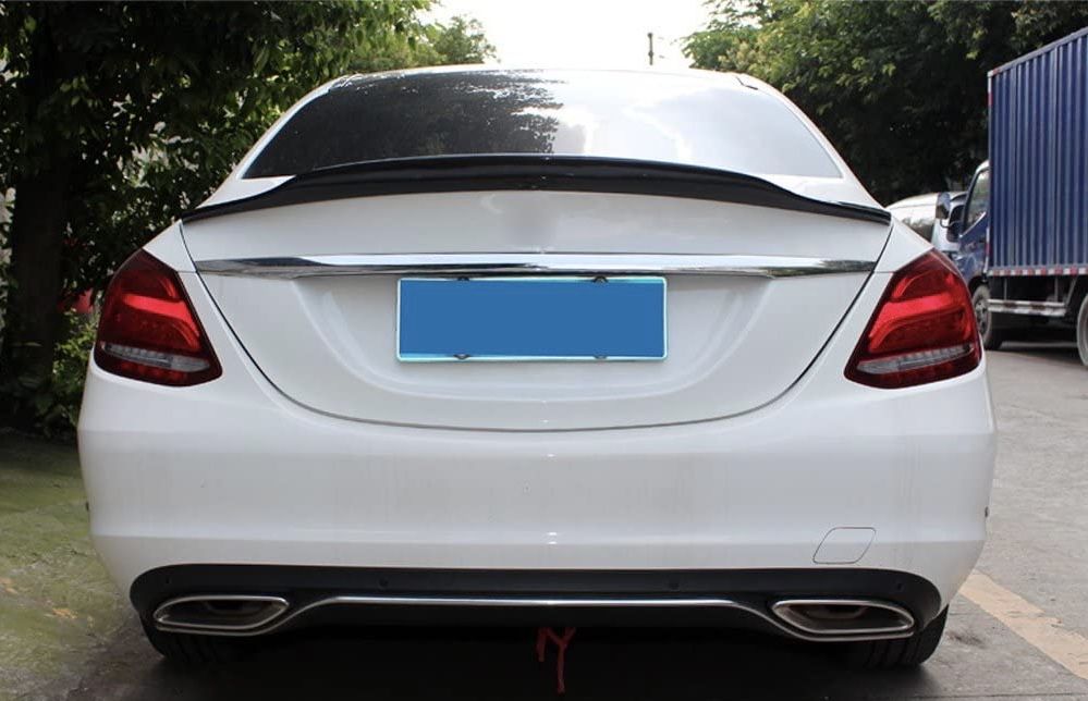 Лип спойлер багажник Mercedes W205 C class lip spoiler amg амг в205 Ц