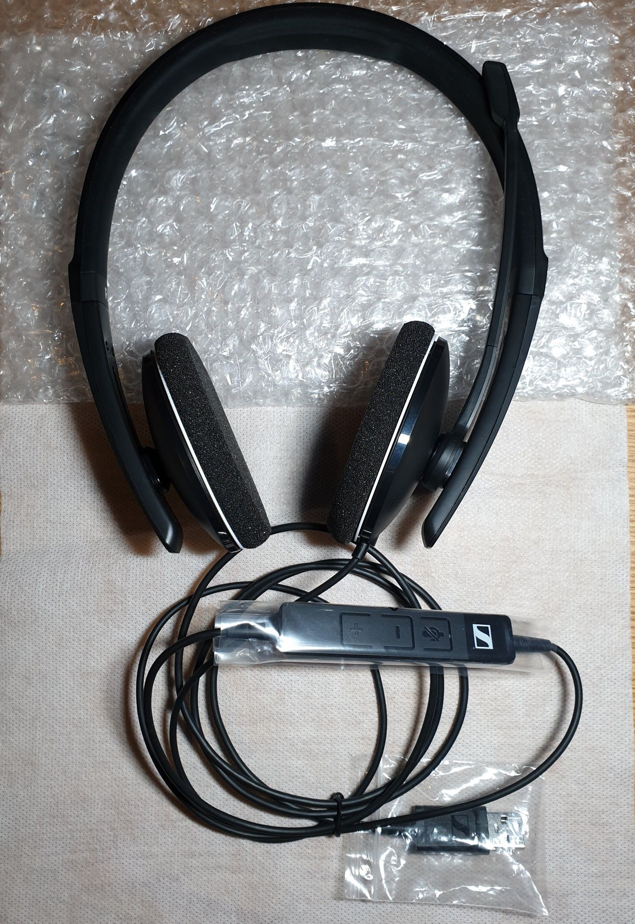 Casti Sennheiser PC 8.2/SC-!60 USB Stereo - Sigilate + Cadou