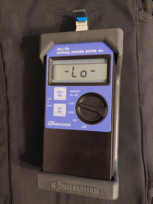 Kingfisher KI6000 tester fibra optica Fujikura Sumitomo Fitel