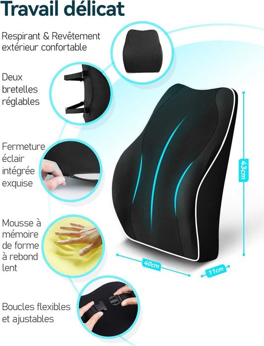 Perna lombara ergonomica TRAVEL EASE, NOU, Factura