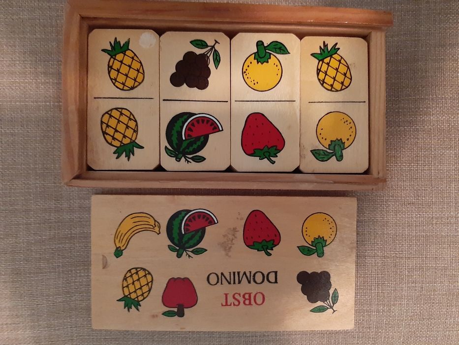 Piese Domino din lemn 28 piese