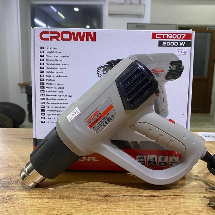 К162/Строительный фен CROWN CT19007/sk151938