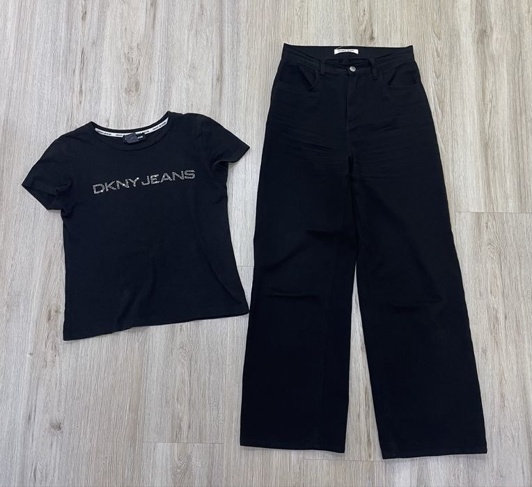 Размер 42-44 DKNY футболка и джинсы Gloria Jeans