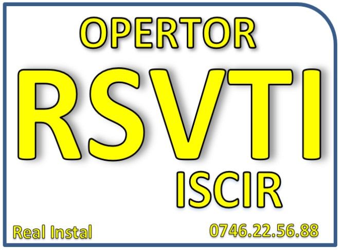 Operator RSVTI, operator autorizat RSVTI, autorizari ISCIR echipamente
