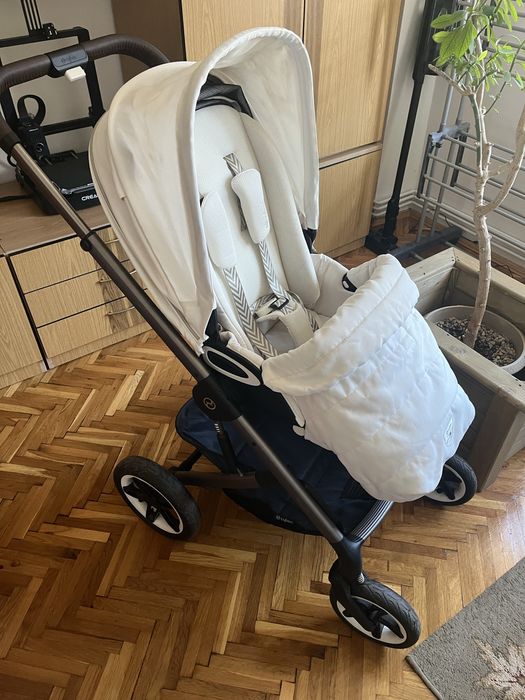 Carucior Cybex Talios S Lux + baby nest, husa vara, protectie vant