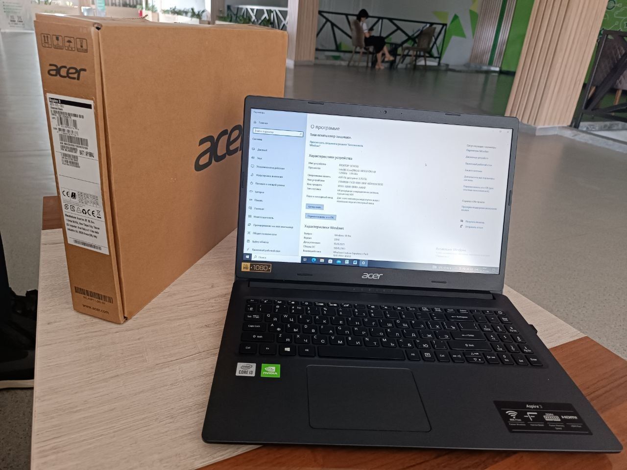 Acer aspire 3 core i3 10-avlod