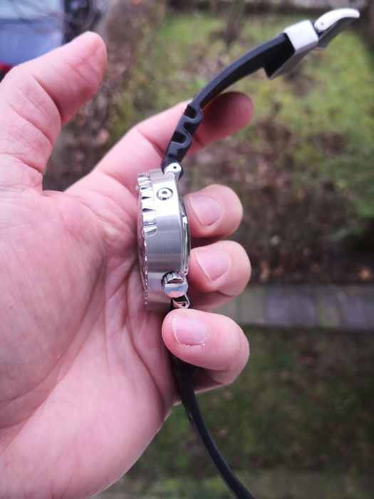 Ceas automatic Seiko Mod Tuna MarineMaster 300 MM300 curea cauciuc