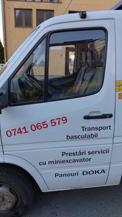 Lucrări cu excavator de 2,5 tone și autobasculanta de 3,5 tone