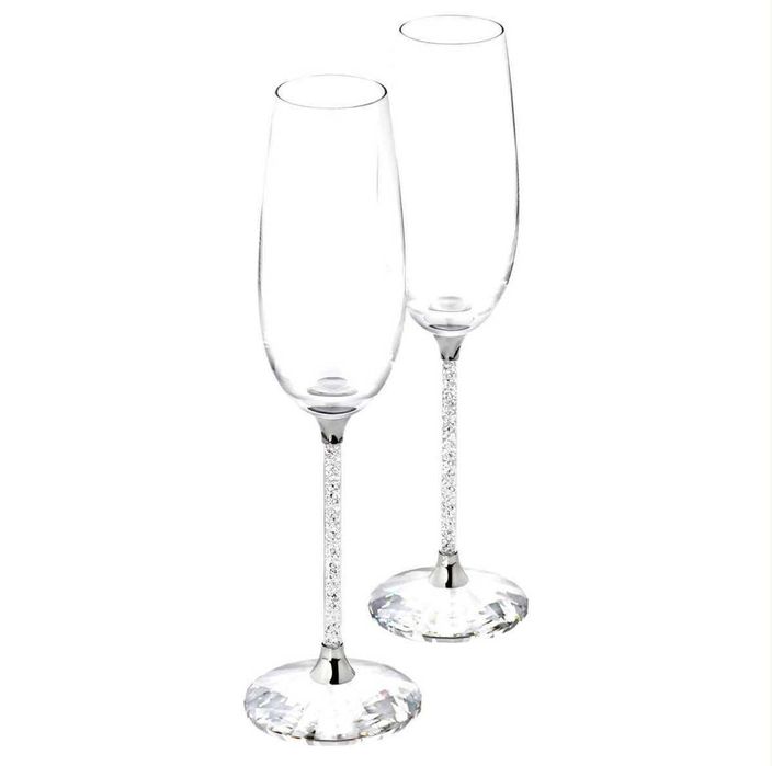 Чаши за Шампанско | Swarovski Crystalline Flutes НОВИ