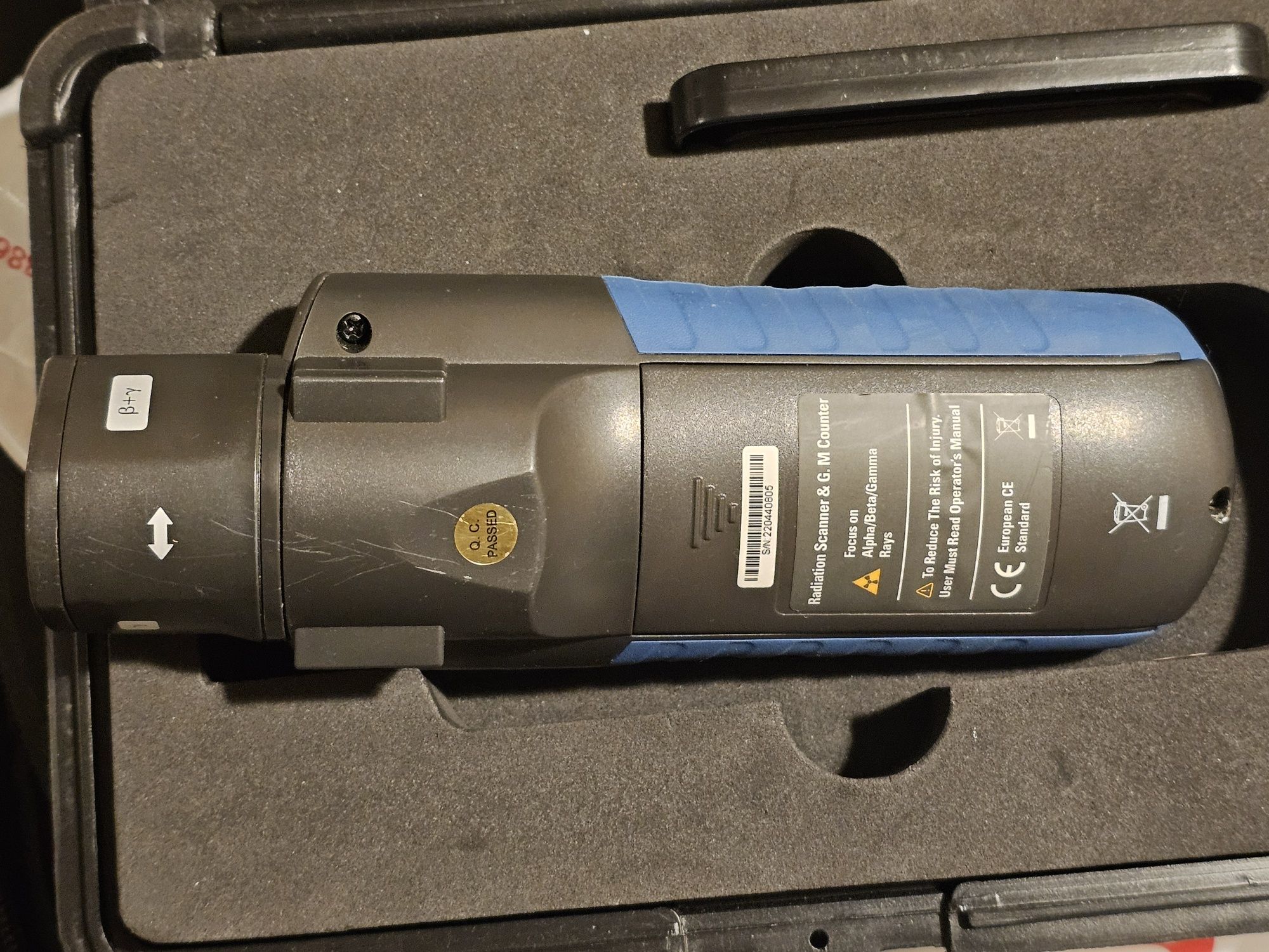 Проф. радиационен детектор, дозиметър, гайгеров брояч PCE-RAM 10