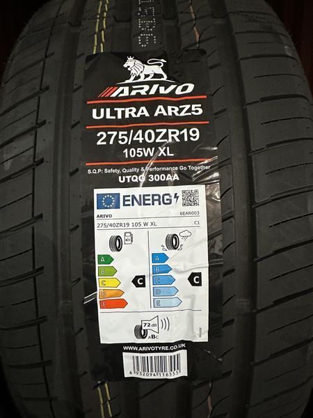 Нови Летни Гуми Arivo Ultra Arz5 275/40R19 105W Xl Нов Dot
