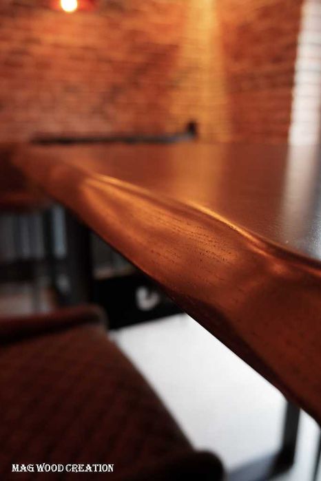 Masa cafea, blat lemn masiv- cires- 900 RON- Masa Horeca!