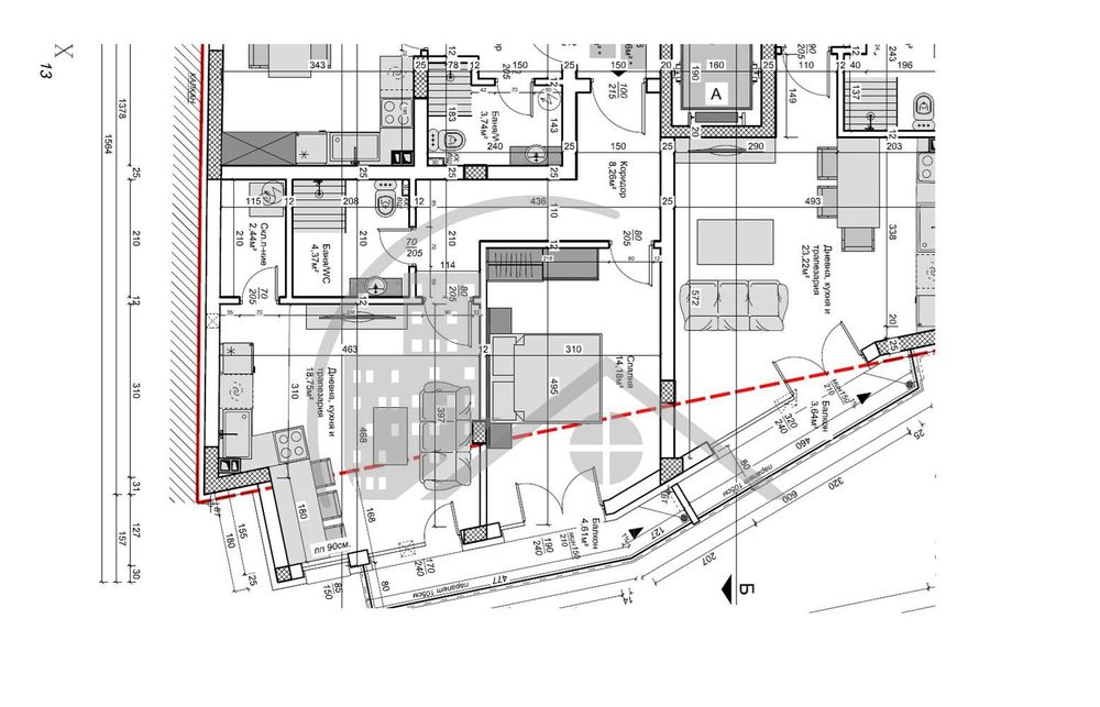 Продава се Двустаен апартамент в Варна, Автогара - 74 кв.м за 1334 €/кв.м - Снимка #1