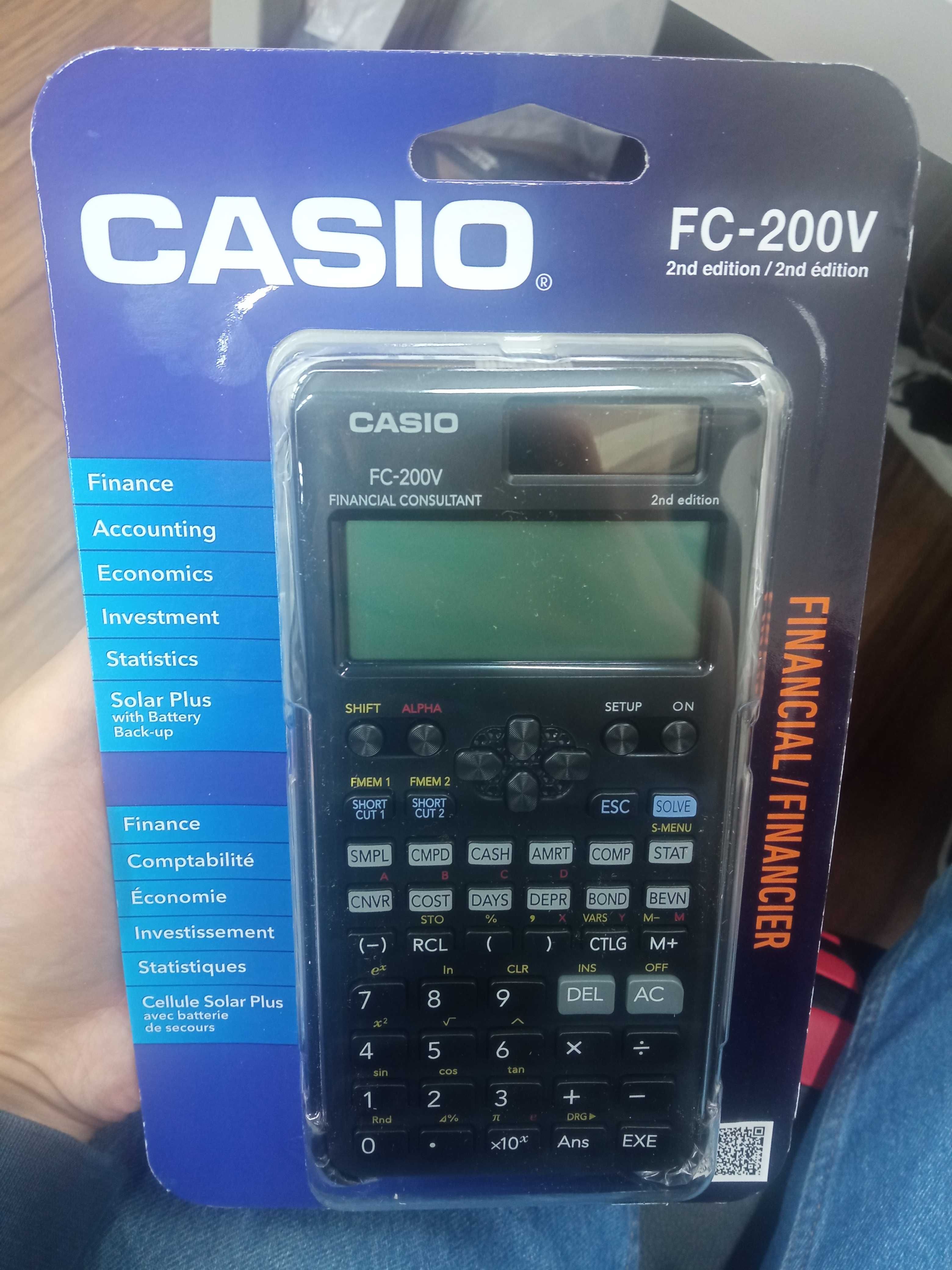 Casio FC 200V 2nd edition финансовый калькулятор. Новый!