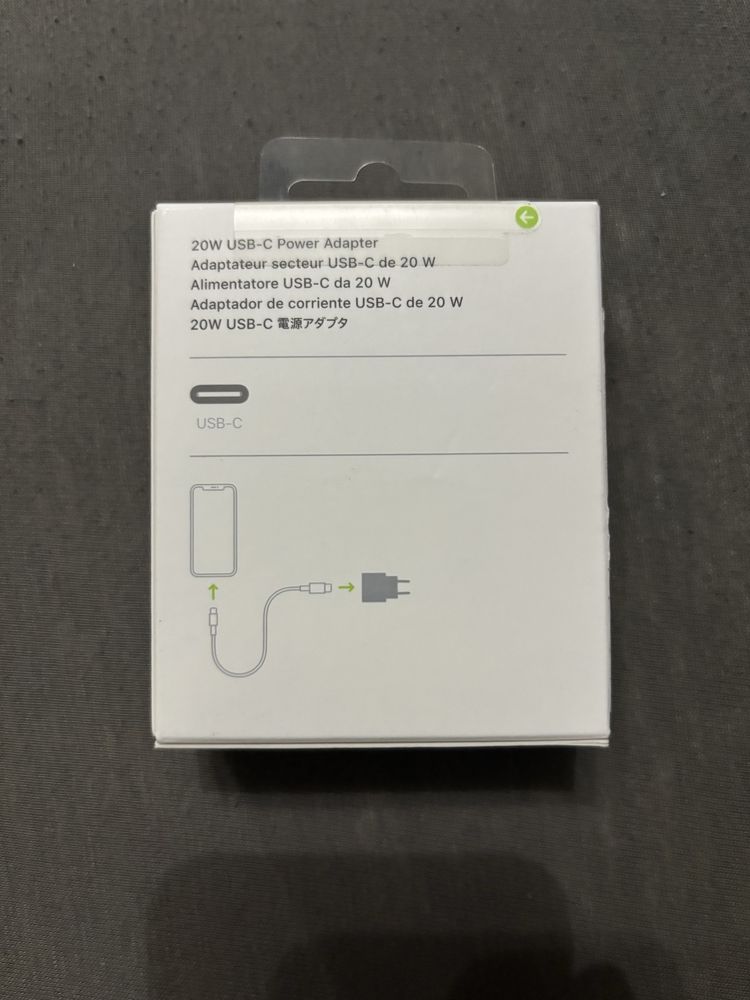 Apple адаптер за зарядно, USB-C, 20W, iPhone 15