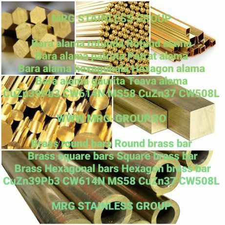 Bara decorativa bronz 91mm rotunda CuSn7 Bz7 CuSn7Zn4Pb7-C CuSn12 Bz12