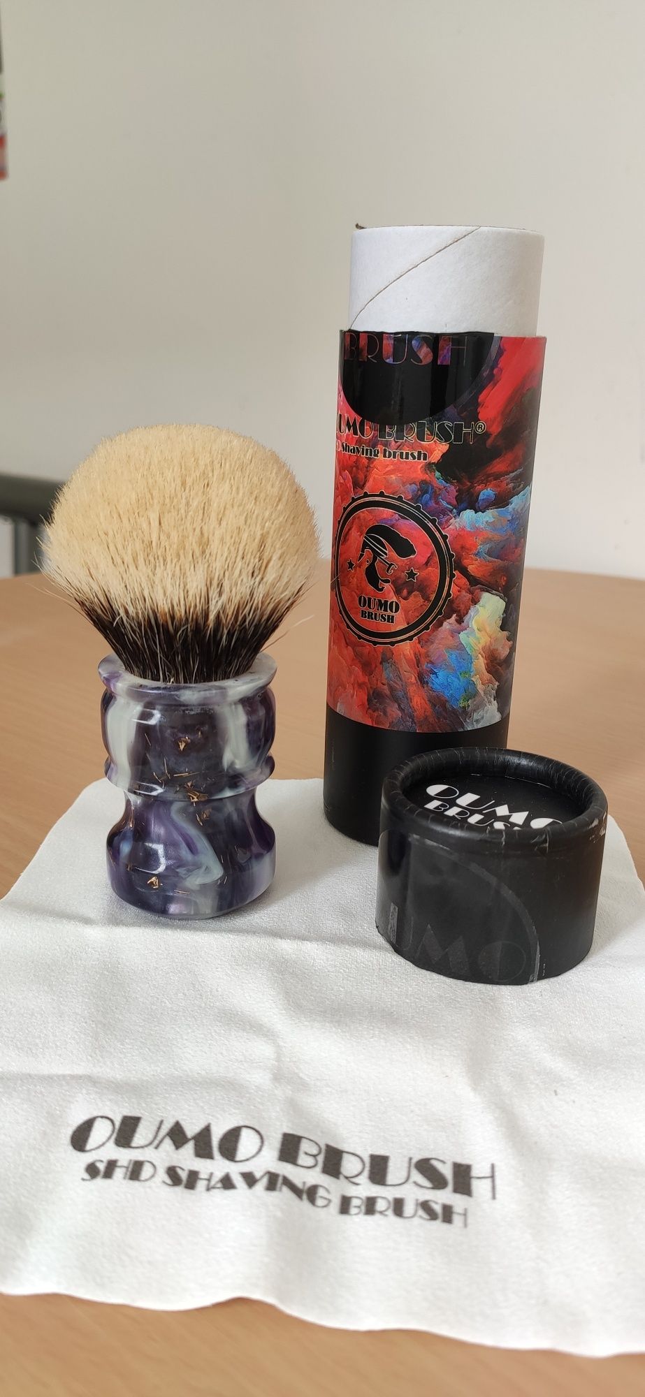 Pămătuf bărbierit bursuc - Oumo Brush-  manchurian silvertip badger