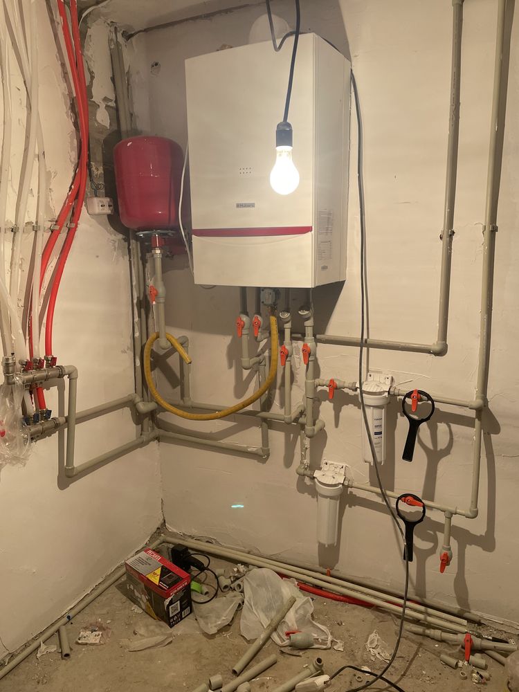 Установка газовых котлов