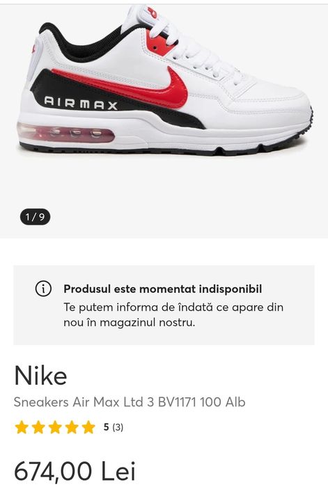 Adidas barbati Nike Air max Ltd3  42.5