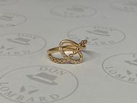 Женское золотое кольцо 585