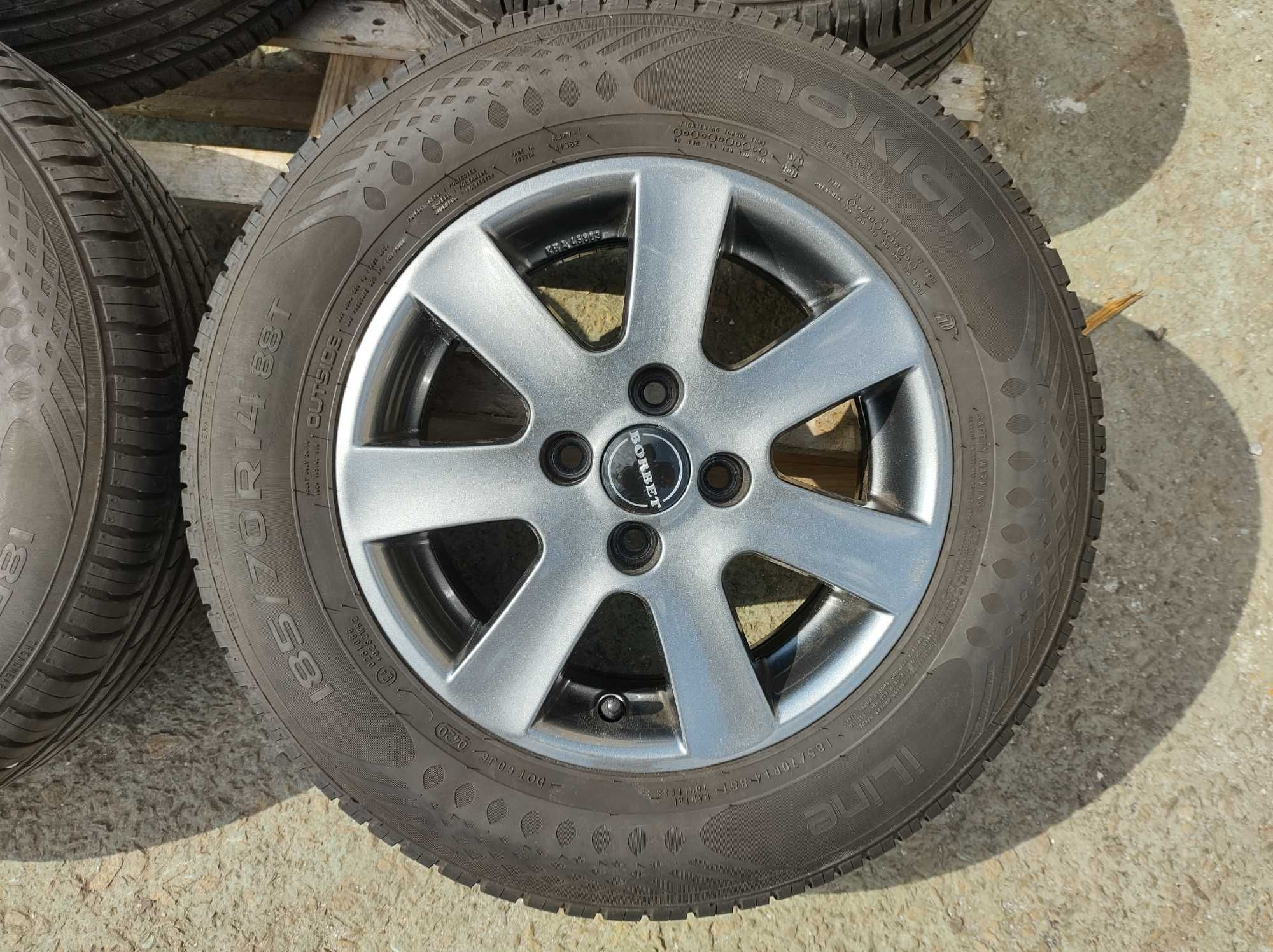 14 джанти 4х100 Opel Corsa C D Vectra B Renault Dacia Logan 6J et38