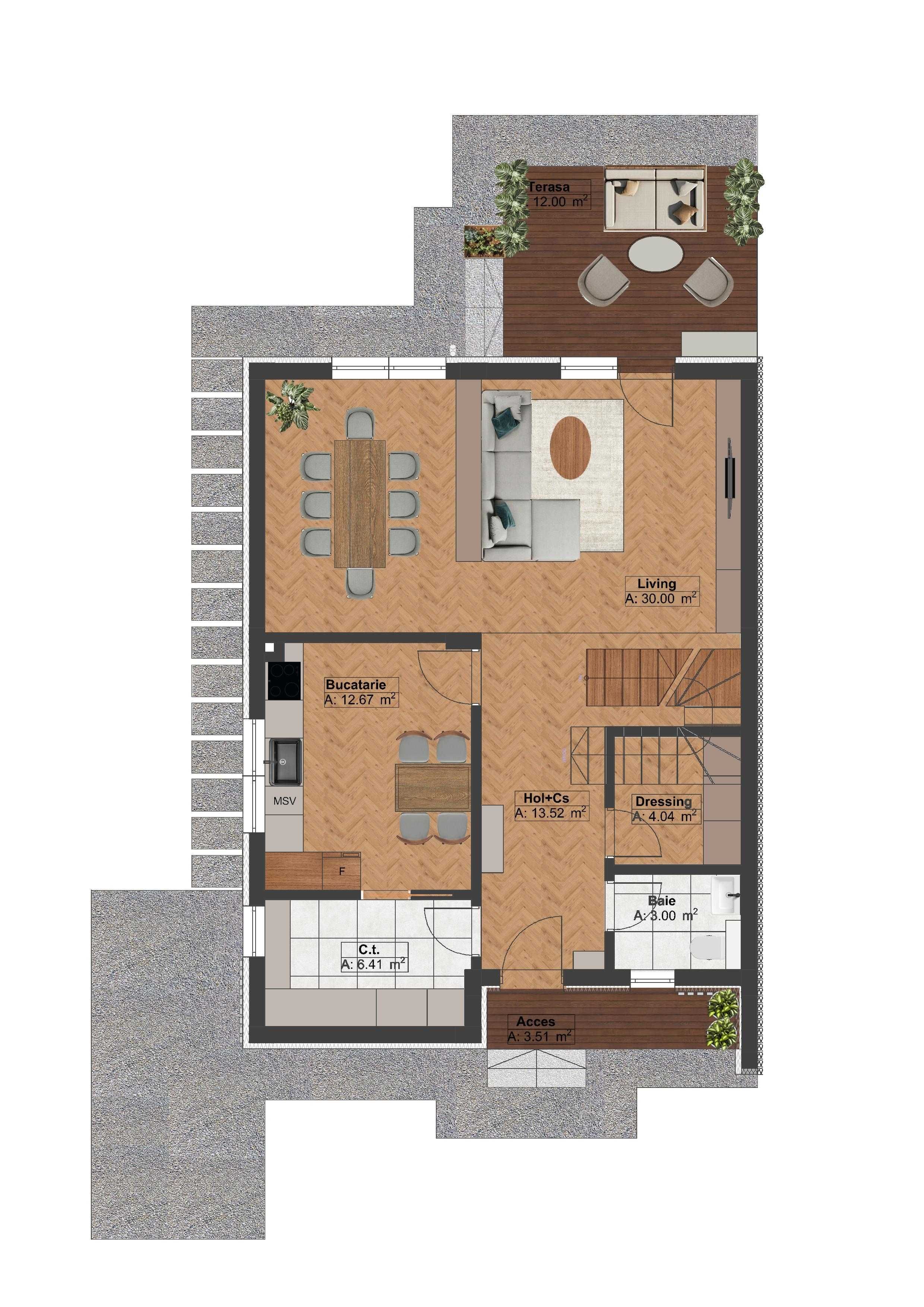 Casă Nouă P+1E Bragadiru | Pompă Căldură | La Cheie | 0% Comision