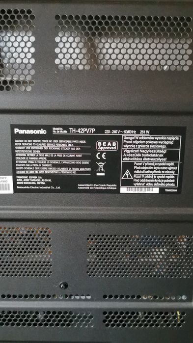 Panasonic plasma diag.107cm