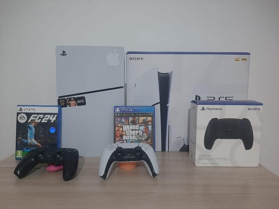 Обменяю новый Sony PlayStation 5 slim на iPhone 15 pro max