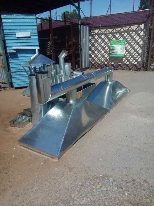 Вентиляция. Жестянщик, зонты, вытяжки, откосы, отливы, водосточка