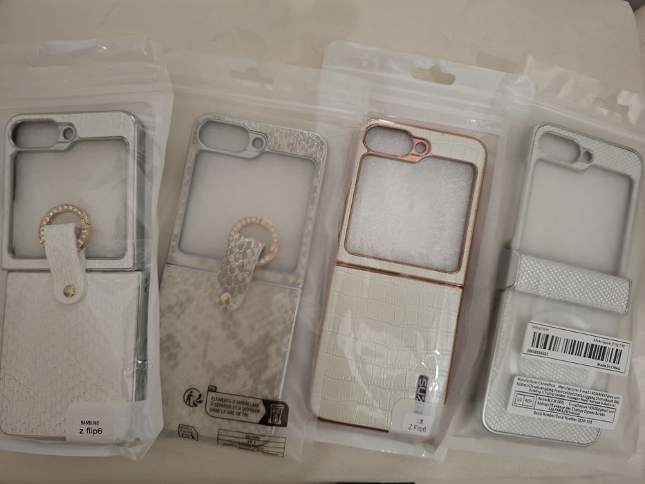Telefon mobil Samsung Galaxy Z Flip7 FE, 8GB RAM, 256GB, 5G, White