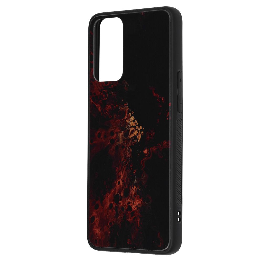 Husa cu spate de sticla pentru  iPhone 13 Pro - Red Nebula