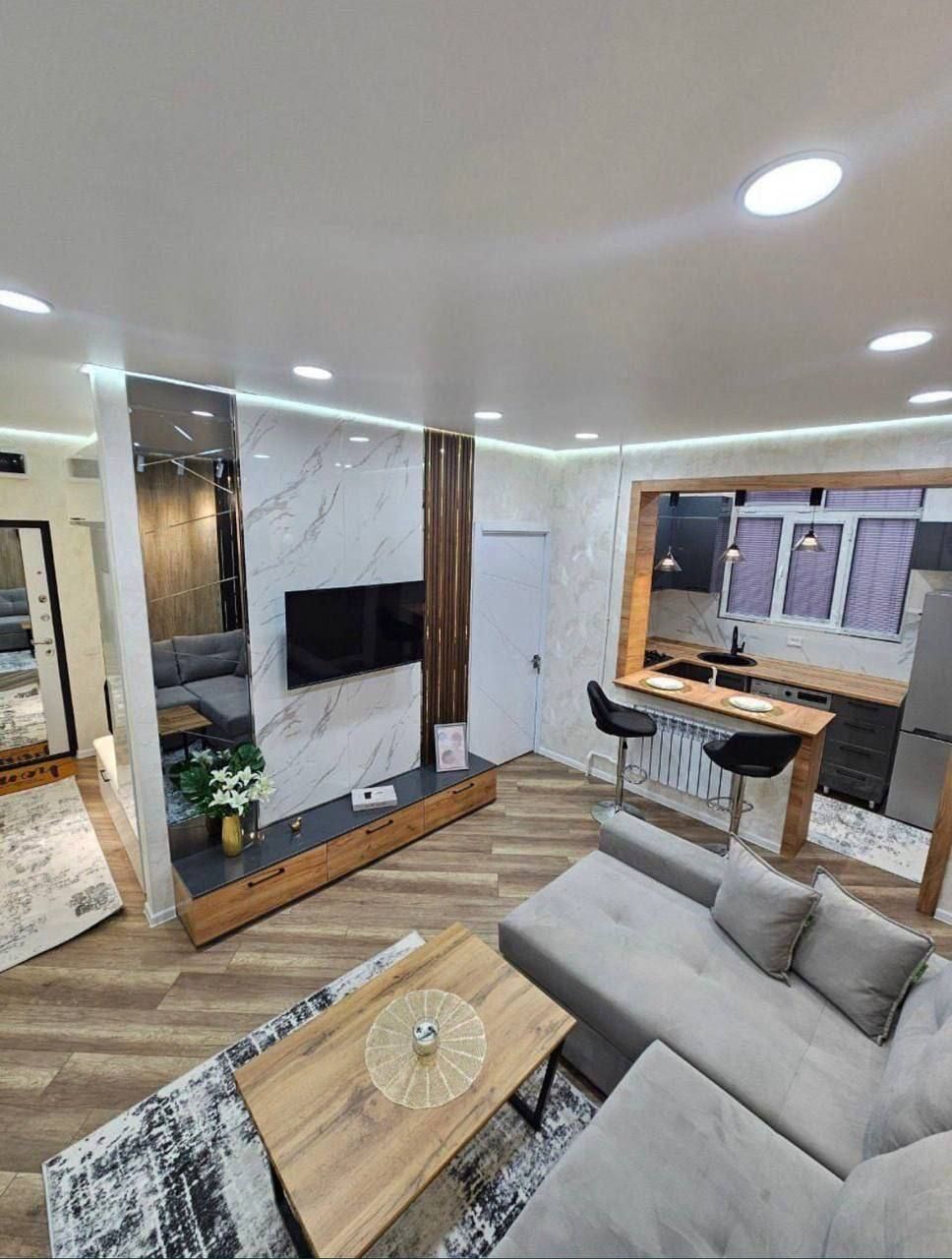 Сдается 2в3 ком квартира на метро Хамза, ор-р: спорттовары, 1м²