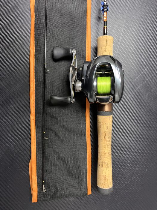 Combo Shimano Aldebaran BFS cu Major Craft Trapara