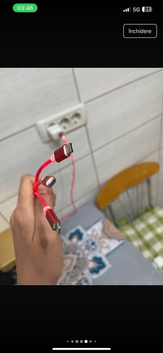 Incatcator nou Iphone plus alte 2 mufe. Cu led uri