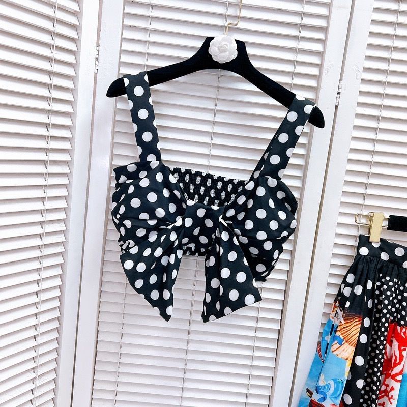 Polka dot сет от две части